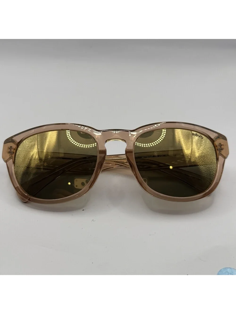Revo Sunstorm RE3010 12 CH Polarized Sunglasses Champagne Gold 53-20-135 Case